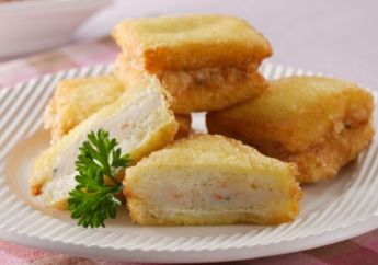 Ingin Camilan yang Mengenyangkan? Coba Buat Roti Lapis Udang Goreng, yuk!
