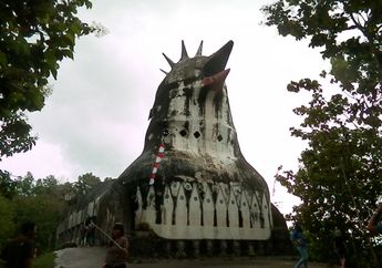 Bangunan yang Disebut Gereja Ayam Ini Inspirasinya dari Merpati