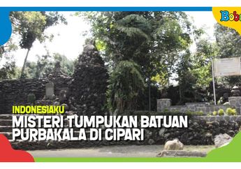 Misteri Tumpukan Batuan di Taman Purbakala Cipari Jawa Barat