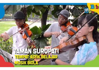 Suka Bermain Biola? Taman Ini Sering Jadi Tempat Berlatih Musik Biola