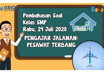Simak Cara Pesawat Bisa Terbang dalam Tayangan Pengajar Jalanan: Pesawat Terbang di Video Ini