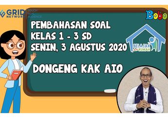 Dongeng Kak Aio, Simak Cerita dan Pelajaran yang Didapat di Video Ini