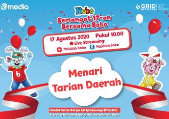 Gemar Menari? Ikut Meriahkan Semangat 17-an Bersama Bobo dengan Mengirimkan Video Tarian Daerah, yuk!