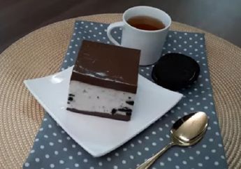 Isi Kegiatan Bersama Keluarga, yuk, Buat Puding Lapis Biskuit Cokelat untuk Camilan di Akhir Pekan!