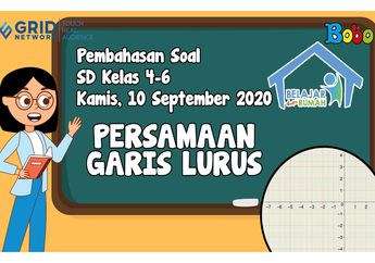 Latihan Soal Persamaan Garis Lurus, Cari Tahu Caranya di Video Ini