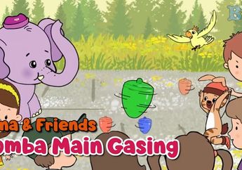 Dongeng Anak: Bona And Friends: Lomba Main Gasing