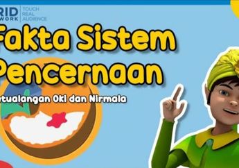 Dongeng Anak, Petualangan Oki Nirmala: Fakta Sistem Pencernaan