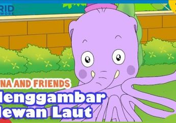 Dongeng Anak, Bona And Friends: Menggambar Hewan Laut