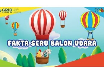 Jadi Alat Transportasi Udara Sebelum Pesawat Terbang, Cari Tahu Fakta Seru Balon Udara, yuk!