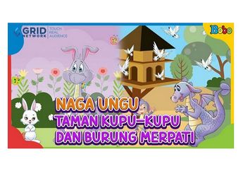 Dongeng Na'u Naga Ungu: Taman Kupu-Kupu dan Burung Merpati