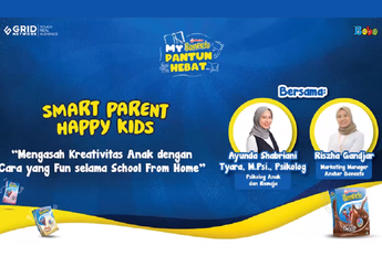 Tips Mengasah Kreativitas selama School From Home dari Anchor Boneeto 'Smart Parent Happy Kids' bersama Majalah Bobo