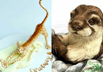 Terlihat Seperti Aslinya, Hewan-Hewan Ini Ternyata Adalah Kue, Mulai dari Kucing Sampai Angsa
