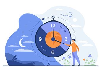 Kata Penghubung Waktu dan Tempat (Preposition of Time and Place)