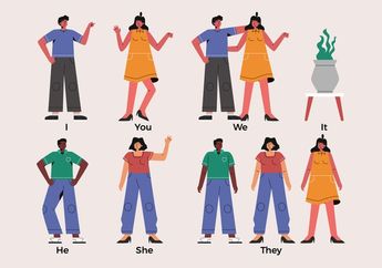 Penggunaan Subject I, You, They, We, He, She, dan It dalam Bahasa Inggris