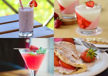 4 Menu Olahan dari Buah Stroberi, Mudah Dibuat dan Kaya akan Vitamin C