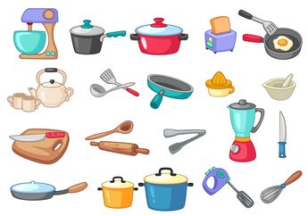 Kosakata Barang-Barang yang Ada di Dapur dalam Bahasa Inggris