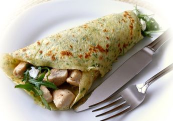 Cocok untuk Sarapan Besok, Ini Resep Crepes Ayam Lezat yang Mengenyangkan