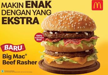 Big Mac Beef Rasher, Menu Baru McDonald's Indonesia dengan Cita Rasa Daging Asap yang Nikmat