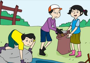 Jaring-Jaring Makanan Ekosistem Sungai dalam Teks 'Sehari di Sungai Ciliwung', Materi Kelas 5 SD Tema 5