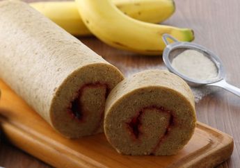 Resep Bolu Gulung Pisang yang Mudah dan Praktis Tanpa Oven dan Mixer