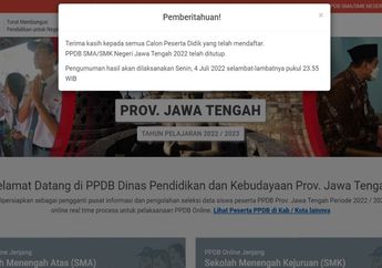 Diumumkan Hari Ini, Berikut Link Pengumuman Hasil PPDB Jateng 2022 
