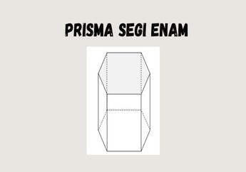 Cara Membuat Prisma Segi Enam