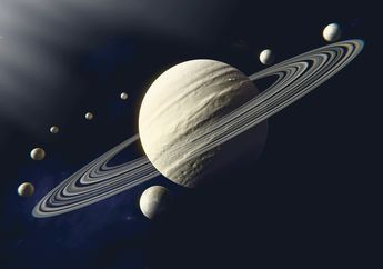Saturnus Punya 8 Satelit Alami Terbesar, Inilah Nama dan Karakteristiknya