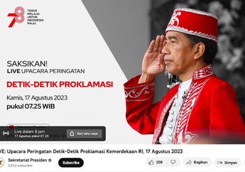 Link Live Streaming Upacara 17 Agustus 2023, HUT ke-78 RI