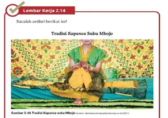 Jawab Soal Lembar Kerja 2.14 Hubungan Penanda dan Petanda Pada Elemen Flora Tradisi Kapanca, Materi Antropologi Kelas XI Kurikulum Merdeka