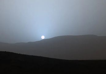 Bukan Jingga, Matahari Terbenam di Mars Berwarna Biru, Apa Penyebabnya?