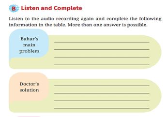 Jawab Soal Task 2 B. Listen and Complete pada Chapter 3: Sports and Health, Bahasa Inggris Kelas X