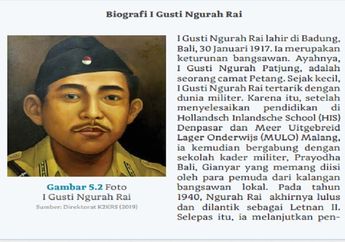 Jawab Soal Teks Biografi 'Biografi I Gusti Ngurah Rai', Bahasa Indonesisa Kelas X