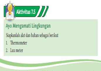 Jawab Soal Aktivitas 7.5 Ayo Mengamati Lingkungan, IPA Kelas X Kurikulum Merdeka