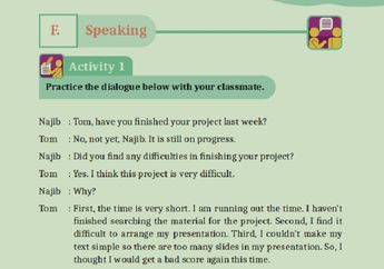 Jawab Soal Activity 2 Bagian F. Speaking pada Unit 4: Analytical Exposition Text, Bahasa Inggris Kelas X Kurikulum Merdeka