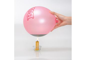 Balon Dibakar Tidak Meletus