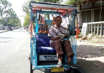 Ada Perpustakaan Mini di Atas Becak!