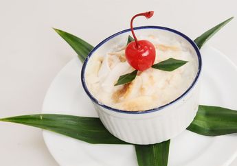 Puding Roti Kelapa Muda