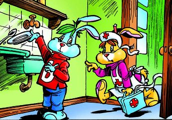 Cergam Bobo: Jadi Juru Rawat
