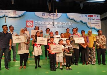 Para Juara Lomba Paduan Suara Anak Dendang Kencana 2017