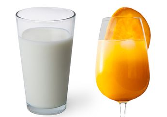 Susu dan Jus Jeruk, Mana yang Lebih Baik untuk Sarapan?