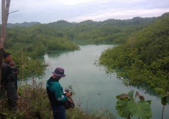 Muncul Danau Jernih di Gunungkidul Akibat Siklon Cempaka
