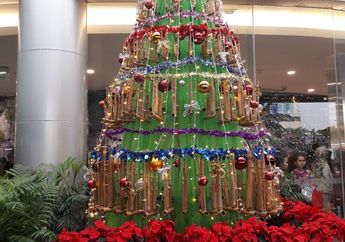 Pohon Natal Angklung, Pohon Natal Unik yang Bisa Main Angklung