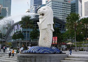 Inilah 3 Fakta Seputar Patung Merlion yang Ada di Singapura