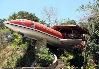 Hotel Berbentuk Pesawat di Kosta Rika