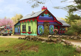 Calico, Rumah Warna-Warni