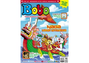 Majalah Bobo Edisi 45 (Terbit 15 Februari 2018)