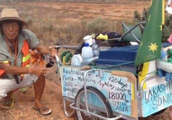 Keliling Dunia dengan Berjalan Kaki, Bapak Ini Berhasil Menempuh 32.000 Kilometer