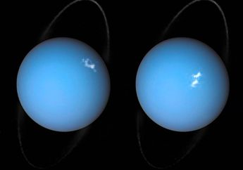Aurora di Planet Uranus