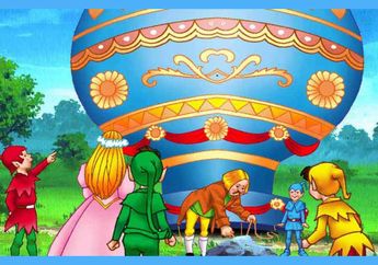 Negeri Dongeng: Naik Balon Udara yang Ditiup Ratu Angin Barat