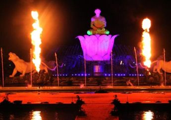 5 Taman Air Mancur Cantik di Indonesia